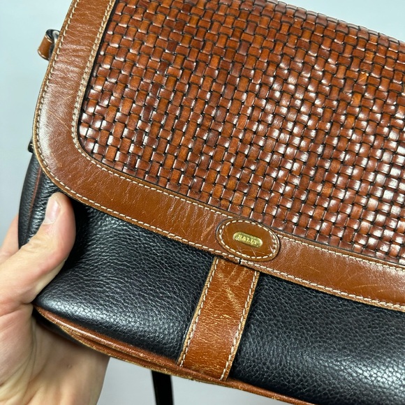 Bally woven leather vintage handbag - Picture 8 of 10